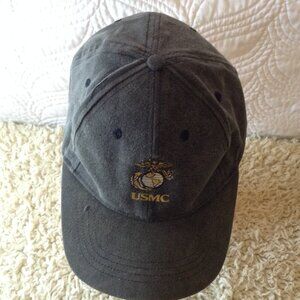 VTG Eagle Crest USMC Adjustable hat; USA Made, Official Military Gear, Semper Fi